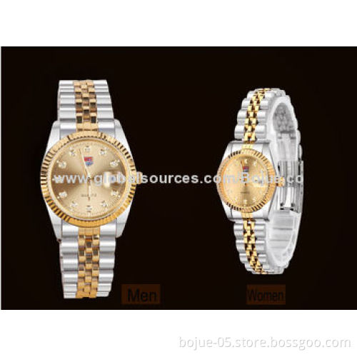 2014 Business Watches with Japan Movement and Gold Color
